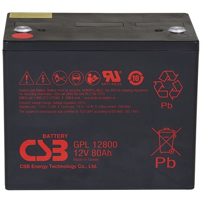 Аккумулятор CSB GPL 12800 518