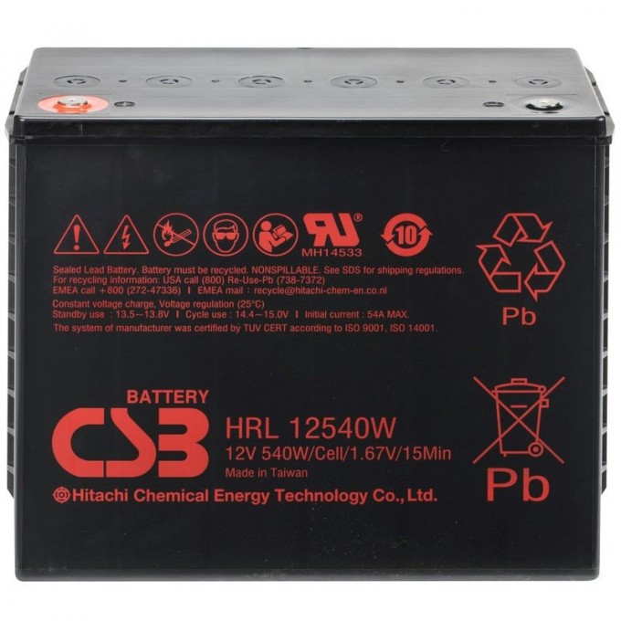 Аккумулятор CSB HRL 12540W 537