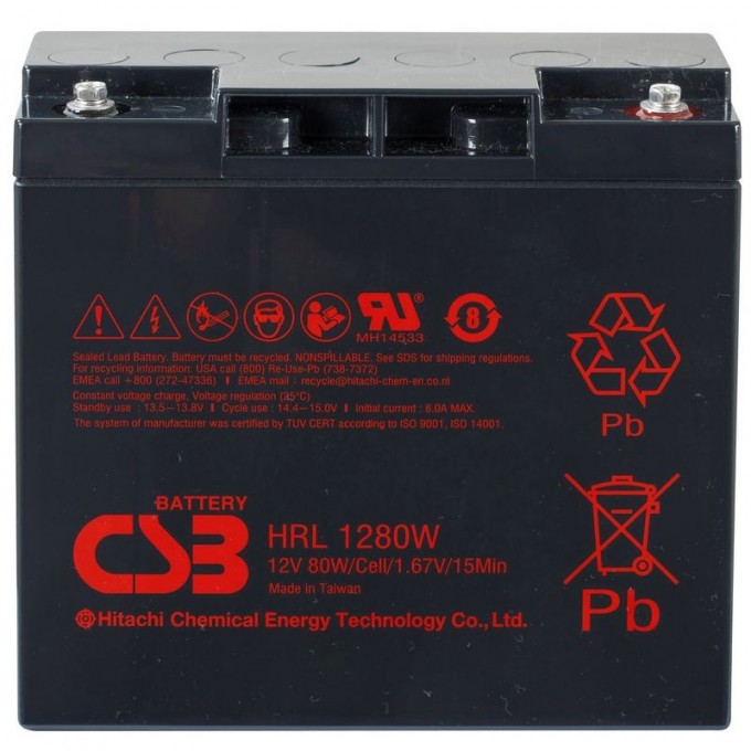 Аккумулятор CSB HRL 1280W 538
